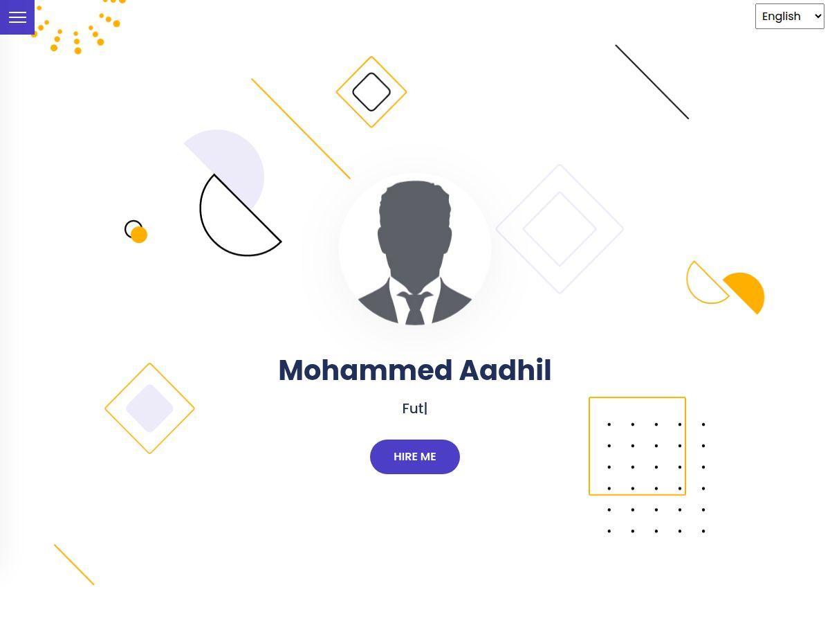 Mohammed Aadhil Website