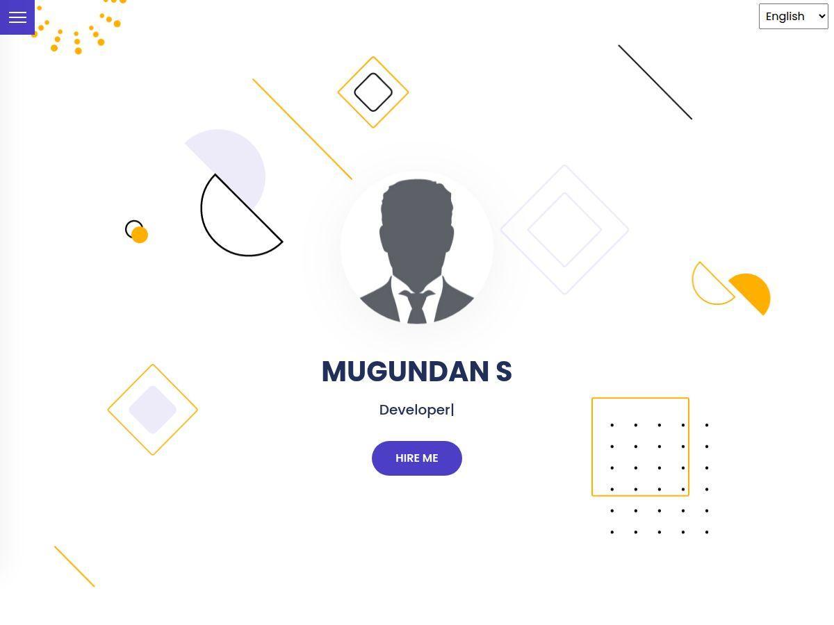 MUGUNDAN S Website